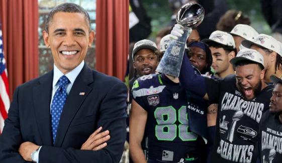 Obama congratulates Super Bowl champion Seattle Seahawks in 'special' post