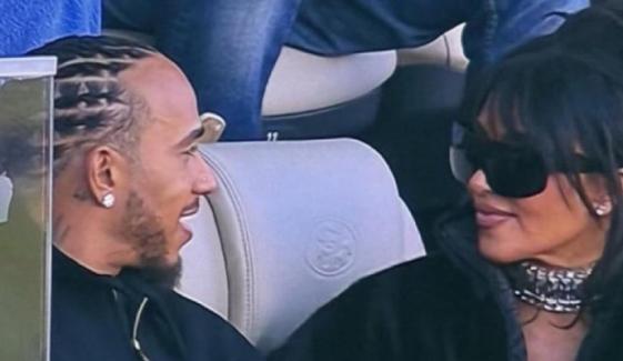 Kim Kardashian, Lewis Hamilton’s Super Bowl outing sparks meme frenzy