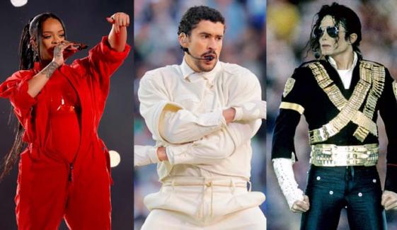 Most watched Super Bowl halftime shows after Bad Bunny's records smashing performance
