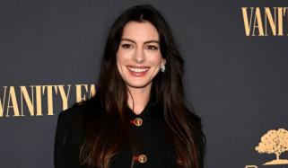 Anne Hathaway pokes fun at her own film while announcing Netflix debut