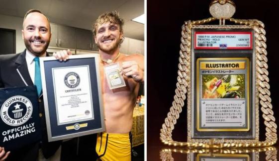 Logan Paul's Pokémon card breaks Guinness World Record at auction 