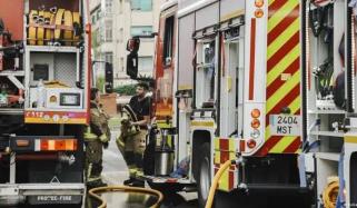 Spain residential building fire claims five young lives