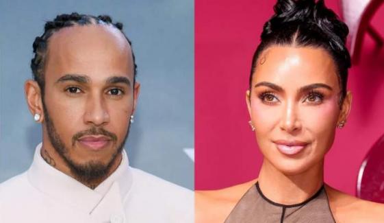 Lewis Hamilton caught off-guard by Kim Kardashian question at Bahrain photoshoot