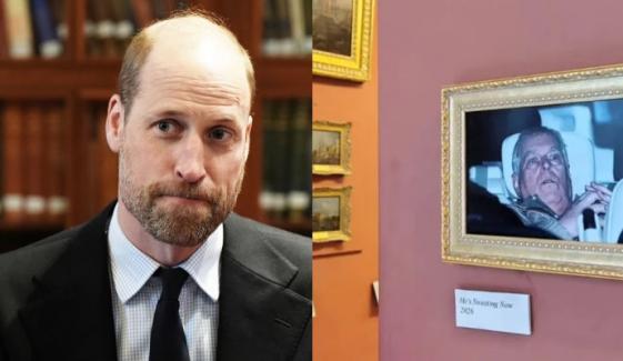 Prince William shares personal message after Andrew photo hanged in Louvre