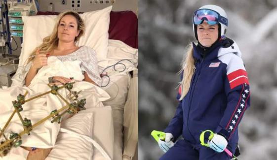 Lindsey Vonn shares health update after nearly losing leg in Olympic crash