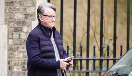 Peter Mandelson returns home after midnight bail release in Epstein probe