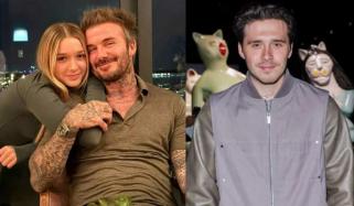 David Beckham takes subtle swipe at Brooklyn in new post with Harper