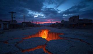 Ghost town where 'secret' fire burning non-stop underground for decades