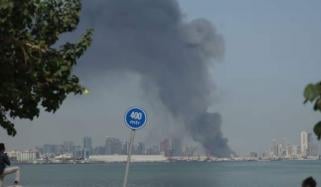 Dubai luxury hotel rocks with explosion as Iranian missiles target city 