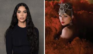 Kim Kardashian copies rival Taylor Swift's showgirl glam for new movie, fans react