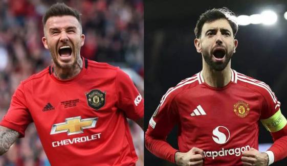 David Beckham surpassed by Bruno Fernandes in key Premier League stat