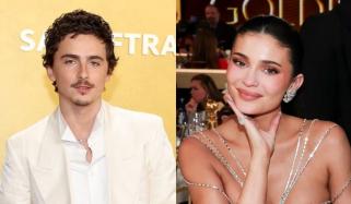 Timothée Chalamet honors Kylie Jenner during solo Actor Awards appearance