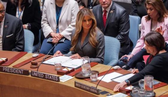Melania Trump makes history after leading UN meeting on children in conflict