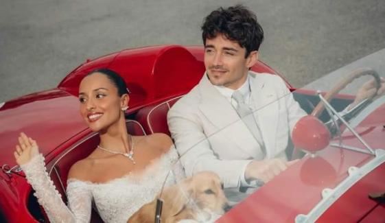 Charles Leclerc teases wedding ‘part two’ with loved ones after intimate ceremony
