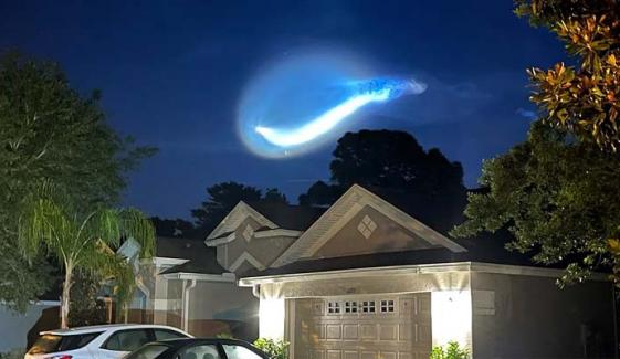 SpaceX launch creates illuminating 'jellyfish' spectacle across Florida sky