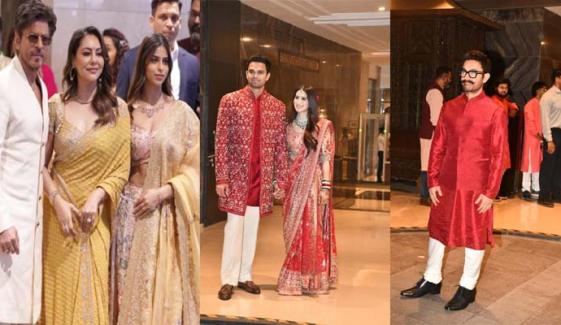 Shah Rukh Khan, other Bollywood stars shine at Arjun Tendulkar’s grand Mumbai wedding