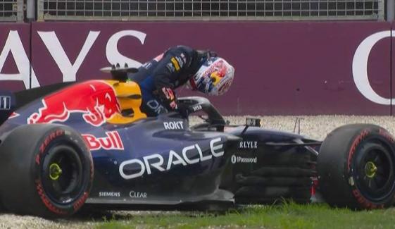 Max Verstappen breaks silence after shock crash at Australian GP qualifying