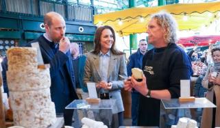 Prince William, Kate bring energy and smiles to Borough Market with lively trip