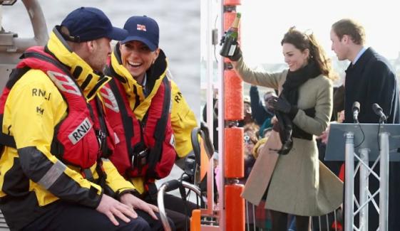 Palace revisits Kate Middleton's early royal outing after new RNLI trip with William 