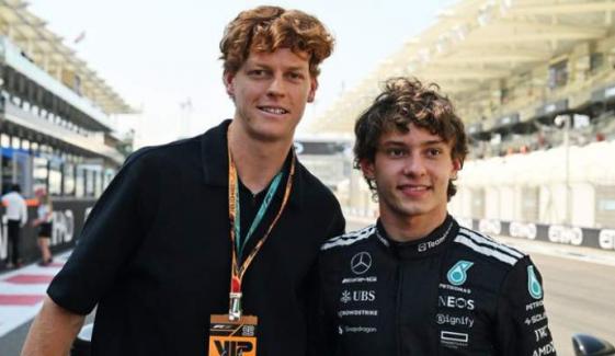 Sinner shares heartfelt message for Kimi Antonelli after first F1 victory