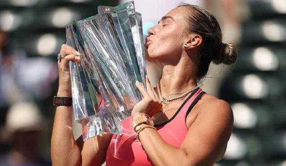 Sabalenka celebrates ‘best week of life’ after debut Indian Wells title  