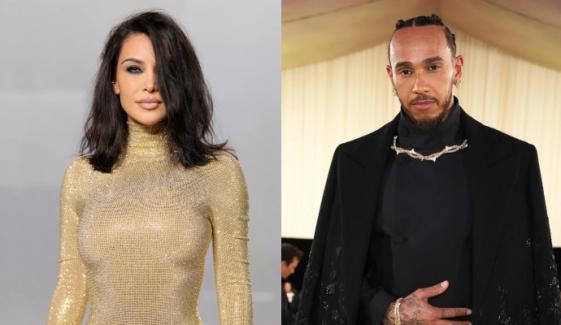 Kim Kardashian’s glam Oscars look gets love from Lewis Hamilton amid dating buzz