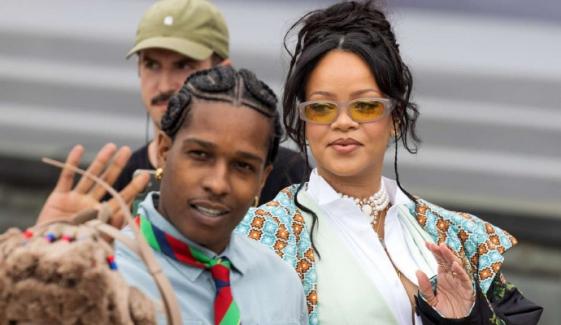 Rihanna, A$AP Rocky step out for first time after gunfire scare