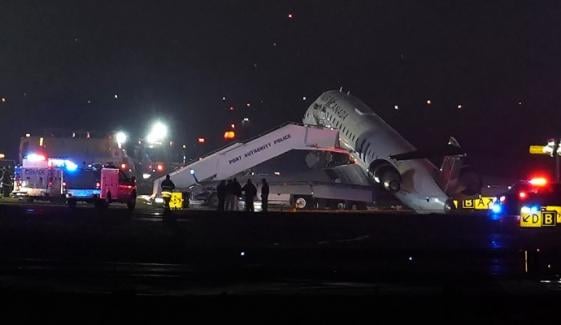 Two dead after Air Canada plane collides with ground vehicle at LaGuardia Airport 