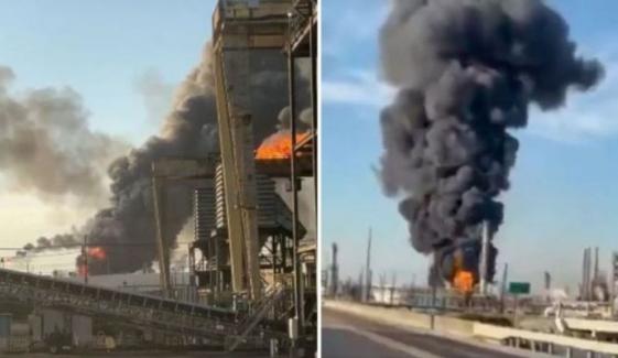 Texas: Massive fire, explosion tear through Valero Oil Refinery in Port Arthur