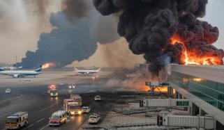 Breaking: Kuwait International Airport radar system severely damaged in drone strikes