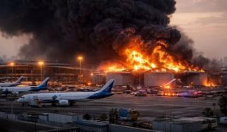 Iran drone strike hits Kuwait International Airport, sets fuel tanks ablaze