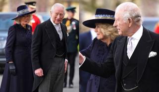 King Charles takes bold step with Queen Camilla at historic Welsh Maundy service