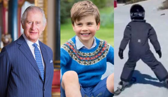 King Charles, Prince Louis playful moment wins internet after Archie’s skiing video
