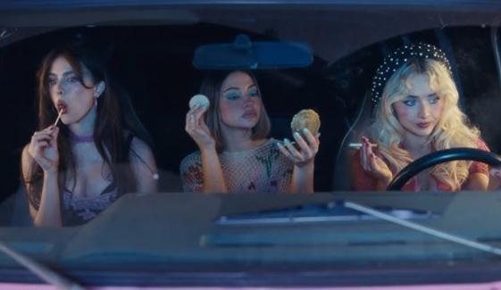 Sabrina Carpenter drops sizzling 'House Tour' video with Madelyn Cline, Margaret Qualley