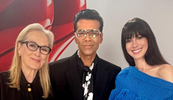 Karan Johar gets starstruck meeting Meryl Streep, Anne Hathaway 