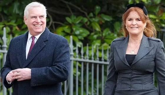 Andrew spotted strolling after discreetly welcoming Sarah Ferguson back home