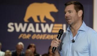 Eric Swalwell denies sexual assault allegations as key support crumbles