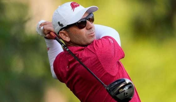 Sergio Garcia breaks driver after tee-shot rage at 2026 Masters