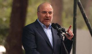Iran’s speaker Mohammad Bagher Ghalibaf reacts after US-Iran talks fail