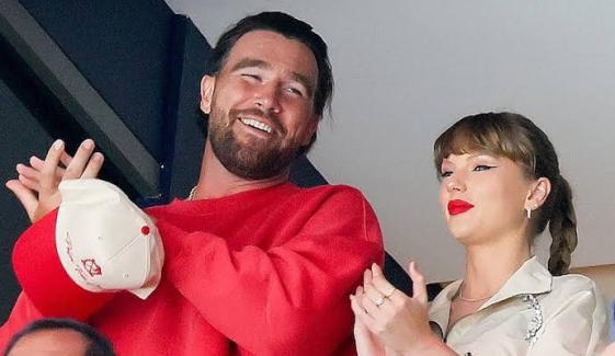 Taylor Swift surprises Travis Kelce with special visit at luxury brand shoot