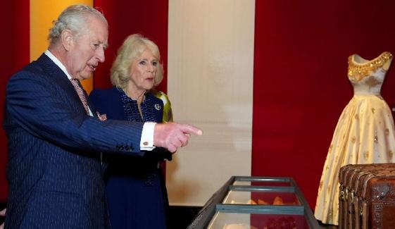 King Charles' rarely-seen cousin joins him & Camilla at Queen Elizabeth II fashion display