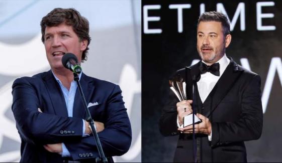 Tucker Carlson's apology for backing Trump draws Jimmy Kimmel jab