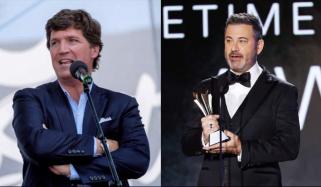 Tucker Carlson's apology for backing Trump draws Jimmy Kimmel jab