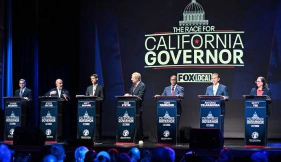 California Governor Race Polls: Hilton and Bianco lead as candidates clash in fiery debate