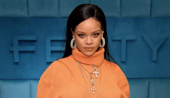Rihanna stuns Mumbai in olive green fit as she promotes her new venture