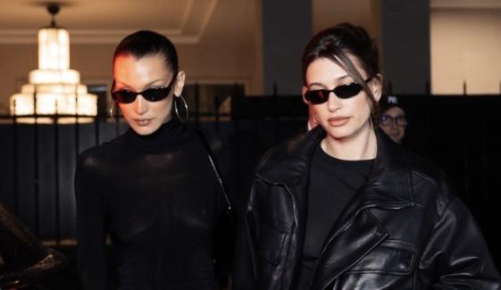 Hailey Bieber stuns in Bella Hadid-inspired look after blasting internet apologies