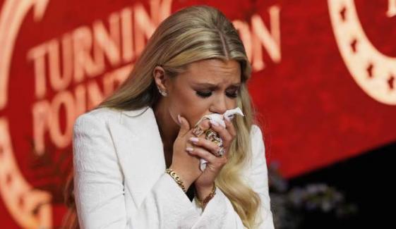 Erika Kirk breaks down in tears after WHCD shooting, rushes out of venue