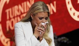 Erika Kirk breaks down in tears after WHCD shooting, rushes out of venue