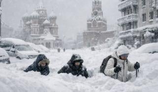 Historic April Snow: Record-breaking storms hit Moscow and Western U.S.