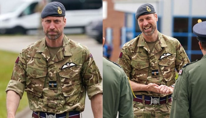Prince William marks pre-wedding anniversary event at surprise RAF Valley visit 
